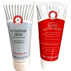 First Aid Beauty Skin Rescue Oil-Free Mattifying Gel and Oil-Control Moisturizer